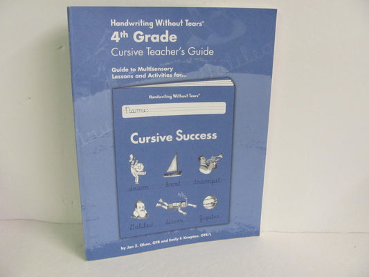 Cursive Success Handwriting Without Tears 4th Grade Penmanship Books