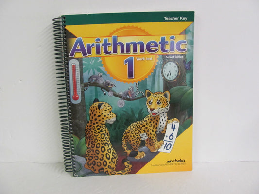 Arithmetic 1 Abeka Teacher Key  Pre-Owned 1st Grade Mathematics Textbooks