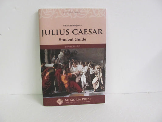 Julius Caesar Memoria Press Student Guide Pre-Owned Shakespeare Fiction Books