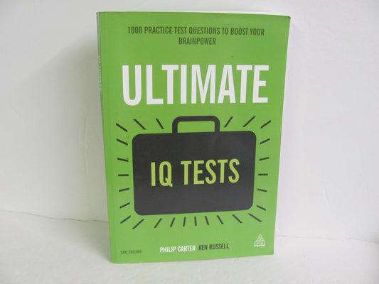 Ultimate IQ Tests Kogan Page Pre-Owned Carter High School Testing Books