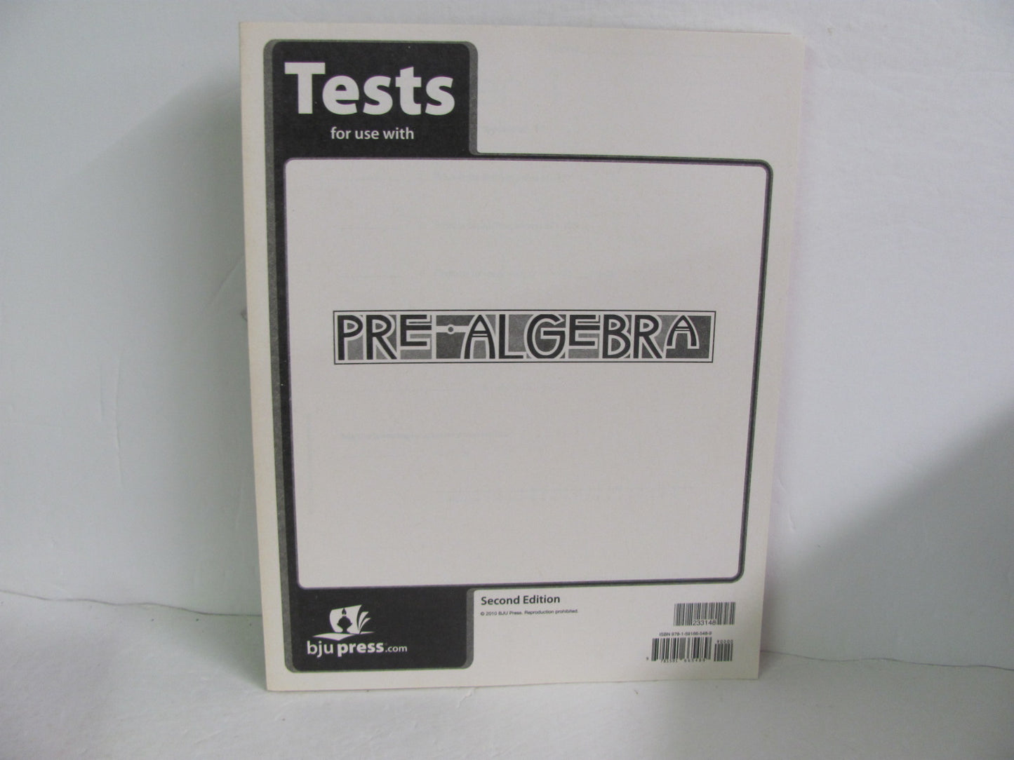Pre Algebra BJU Press Tests Pre-Owned 8th Grade Mathematics Textbooks
