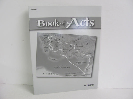 Book of Acts Abeka Test Key Pre-Owned 8th Grade Bible Textbooks