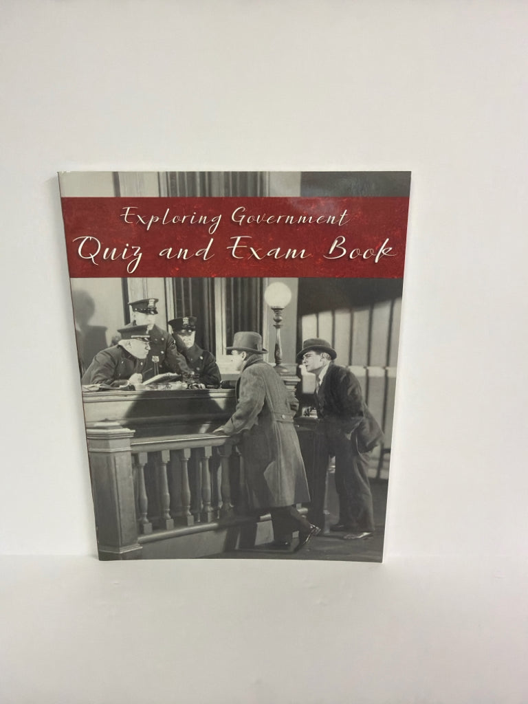 Exploring Government Notgrass Quiz and Exam Book High School History Textbooks