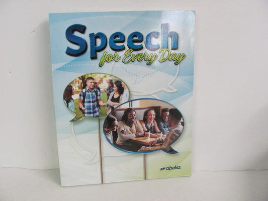 Speech Abeka Student Book Pre-Owned High School Electives (Books)