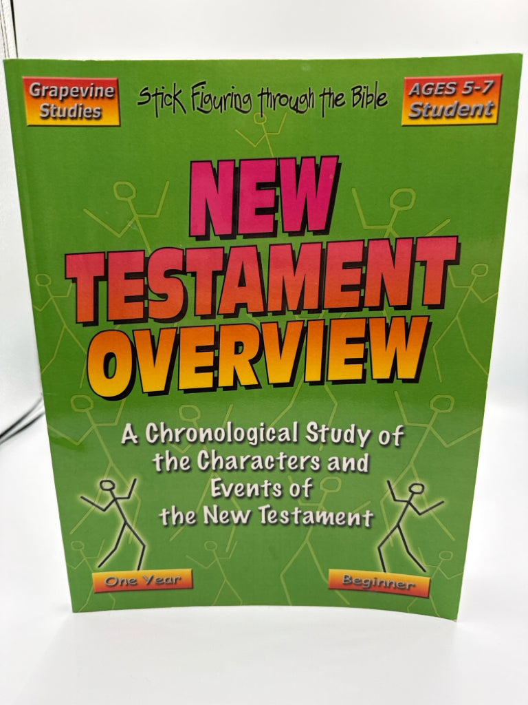New Testament Overview Grapevine Studies Pre-Owned Dianna Wiebe Bible Textbooks