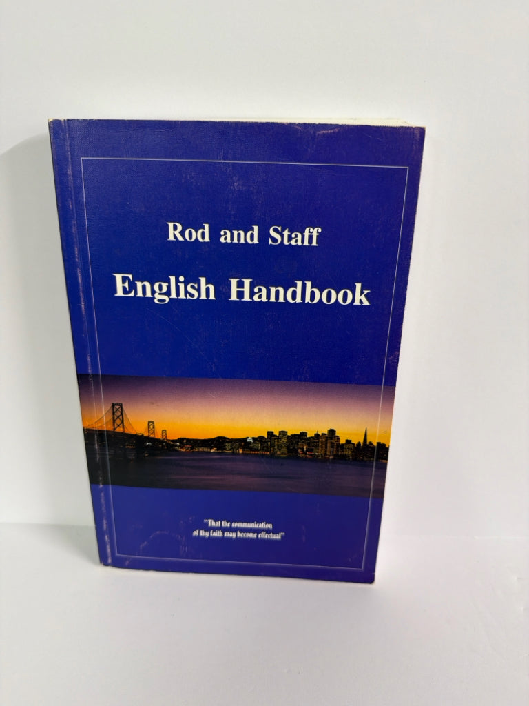English Handbook Rod and Staff Handbook Pre-Owned Language Textbooks