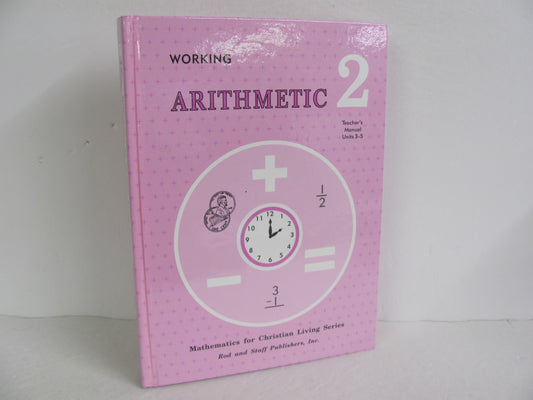 Arithmetic 2 Rod & Staff Teacher Manual  Pre-Owned Mathematics Textbooks