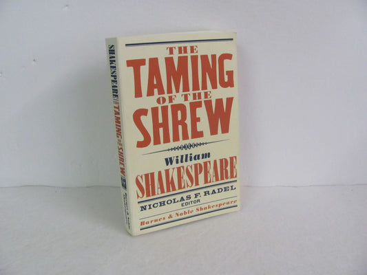 The Taming of the Shrew Barnes & Noble Pre-Owned Shakespeare Fiction Books