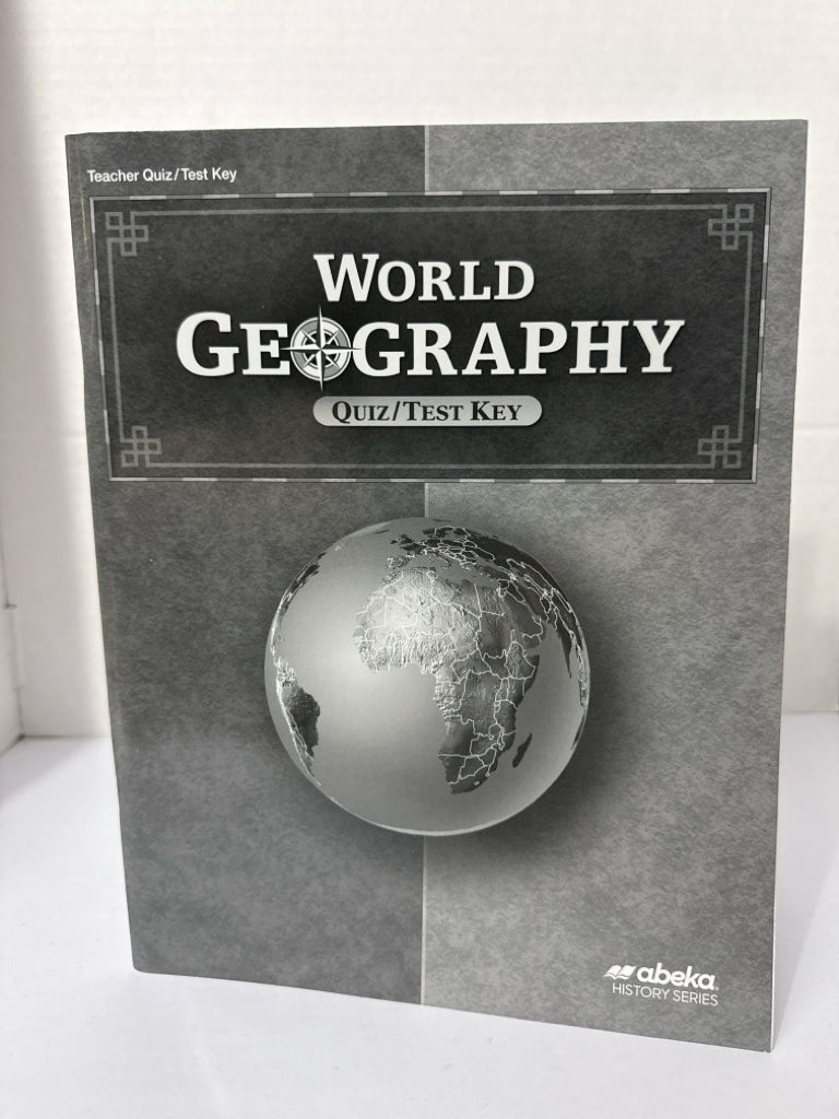 World Geography Abeka Quiz/Test Key Pre-Owned 9th Grade History Textbooks