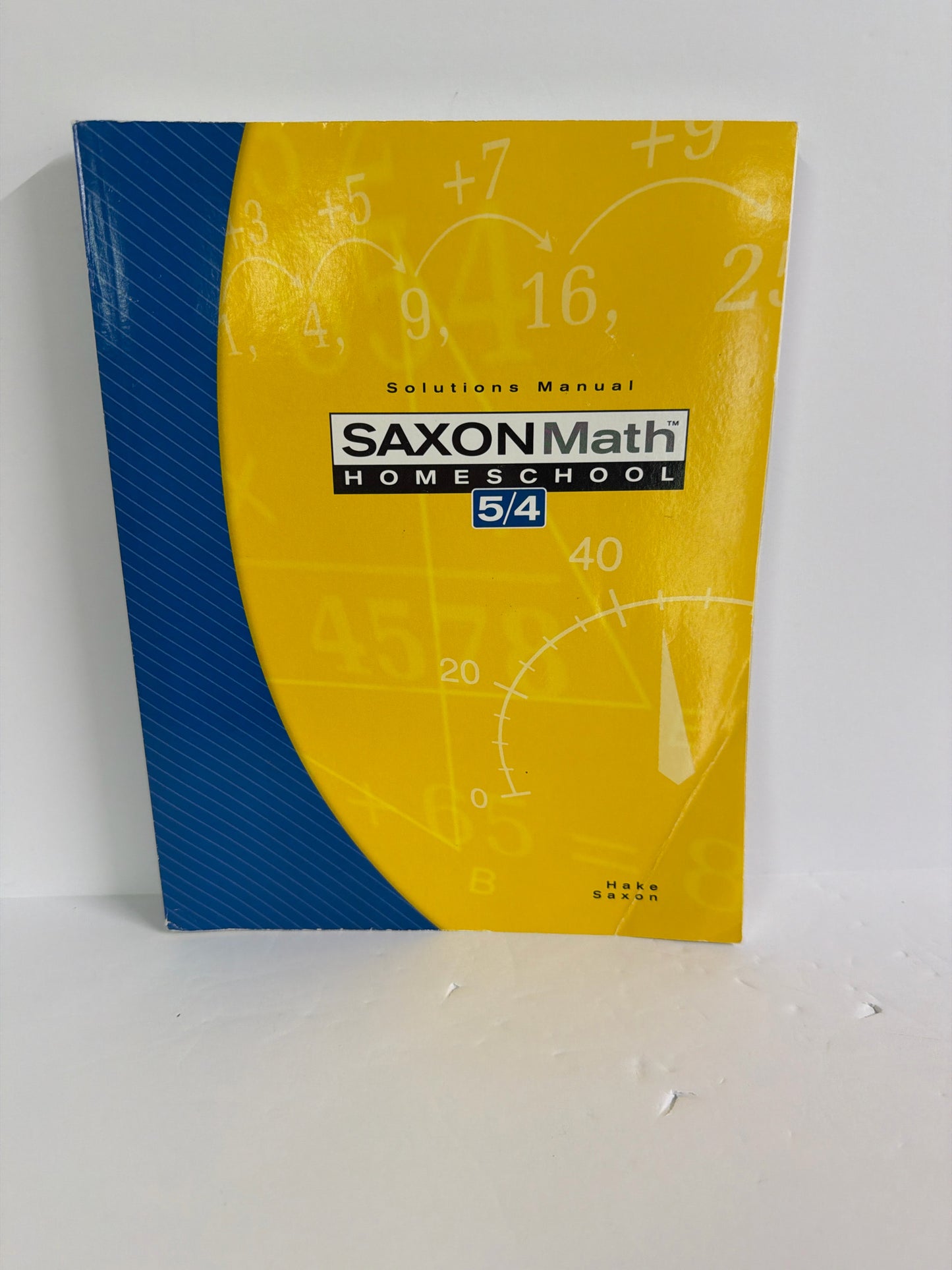 Math 54 Saxon Solutions Manual Pre-Owned Hake 4th Grade Mathematics Textbooks