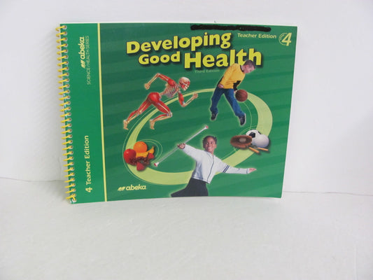 Developing Good Health Abeka Teacher Edition  Pre-Owned 4th Grade Health Books