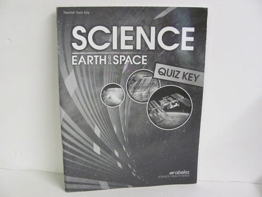 Earth and Space Abeka Quiz Key Pre-Owned 8th Grade Science Textbooks