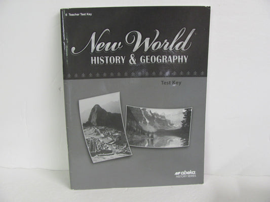 New World History Abeka Test Key Pre-Owned 6th Grade History Textbooks