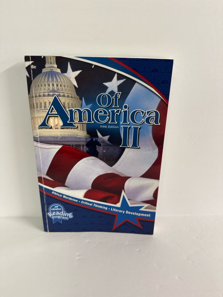 Of America II Abeka Reader Pre-Owned 6th Grade Reading Textbooks