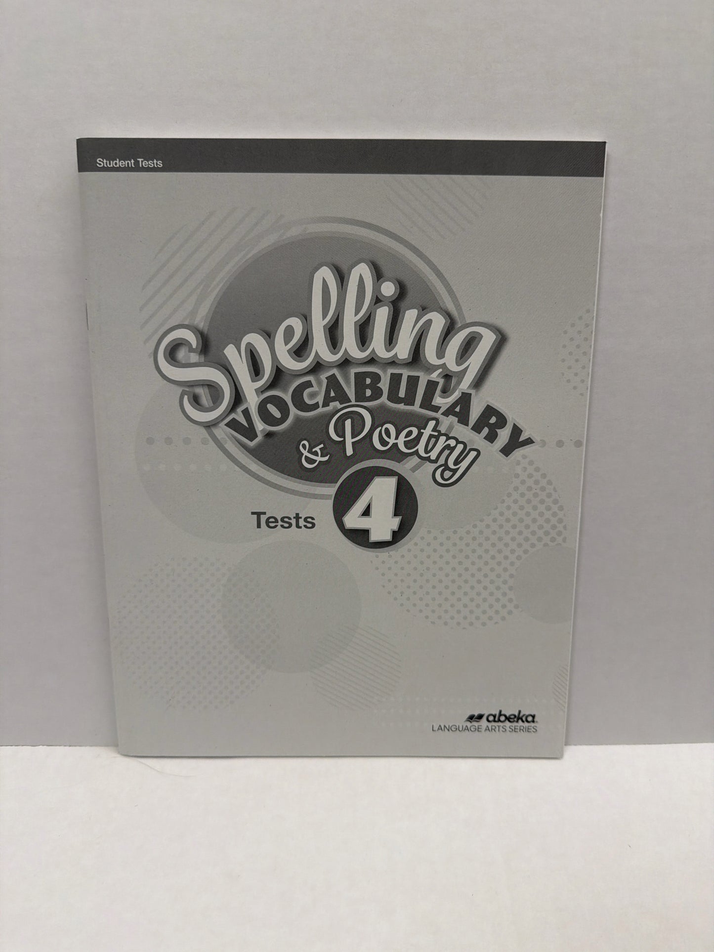 Spelling Vocabulary & Poetry 4 Abeka Tests Pre-Owned Language Textbooks