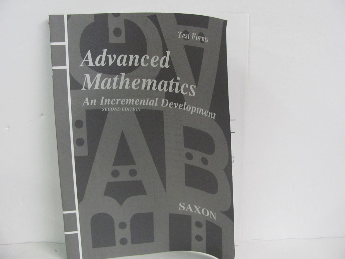 Advanced Mathematics Saxon Tests Pre-Owned High School Mathematics Textbooks