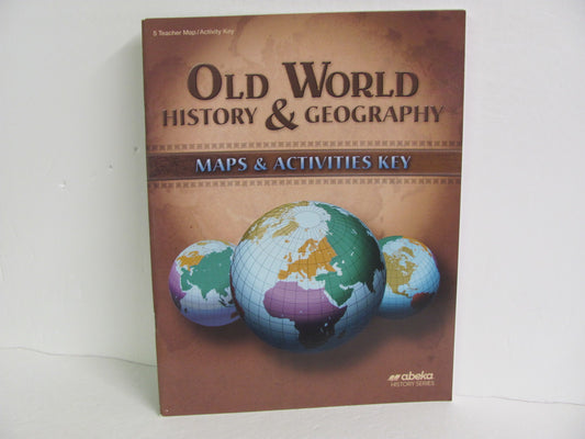 Old World History Abeka Map/Activity Key  Pre-Owned 5th Grade History Textbooks