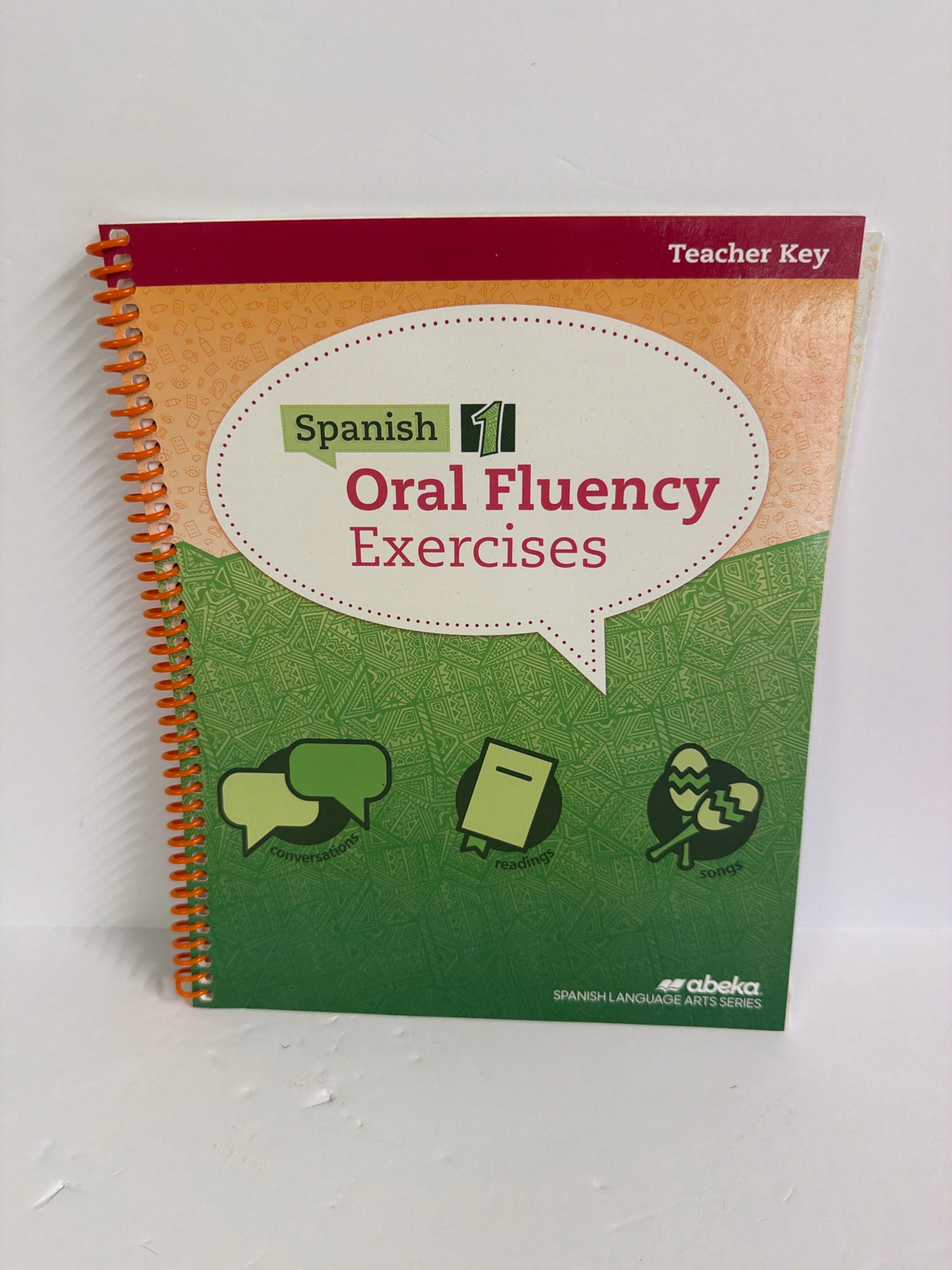 Spanish 1 Oral Fluency Exercises Abeka Teacher Key Pre-Owned Spanish