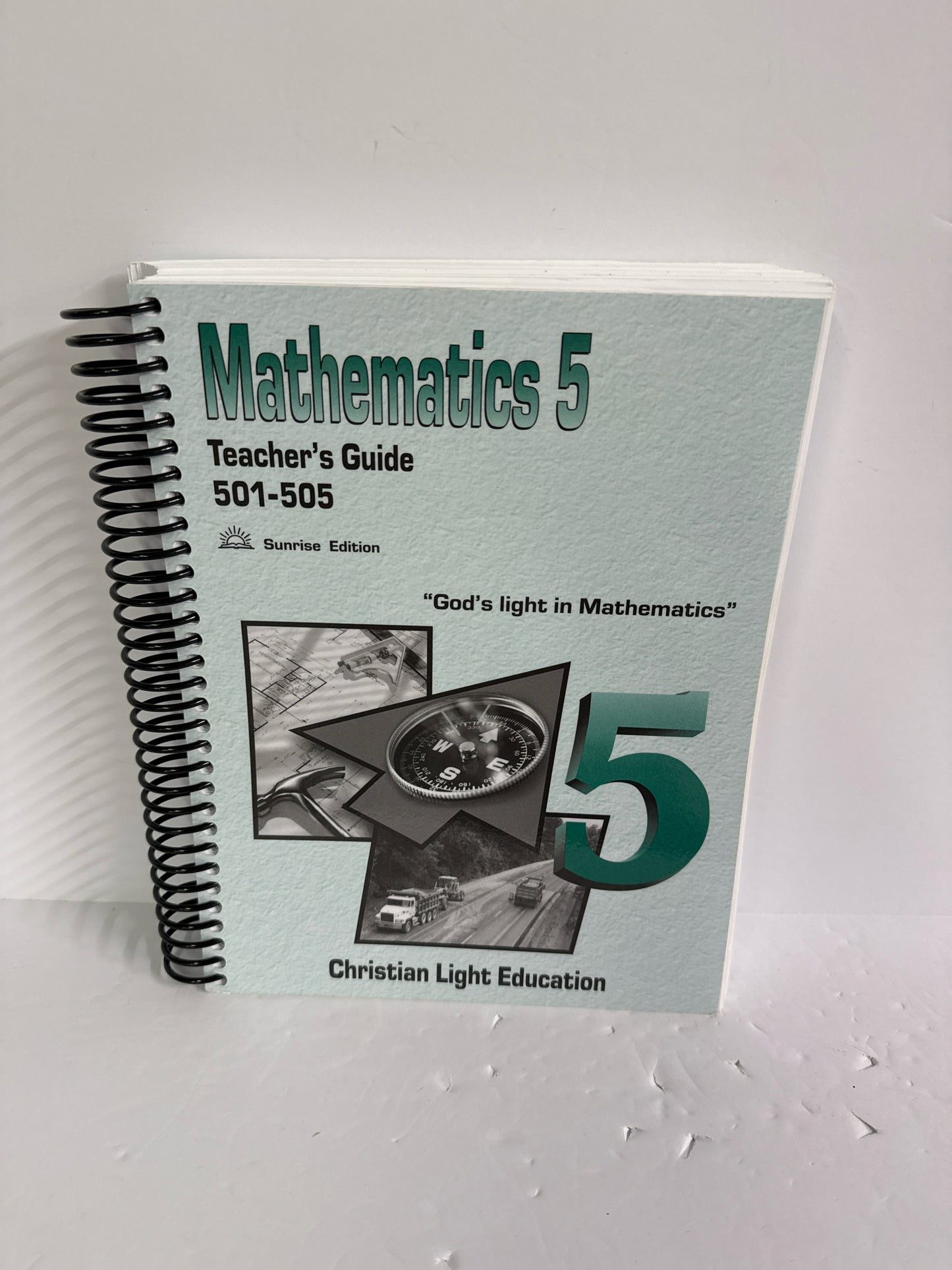Math 5 Christian Light Teacher Guide Pre-Owned 5th Grade Mathematics Textbooks