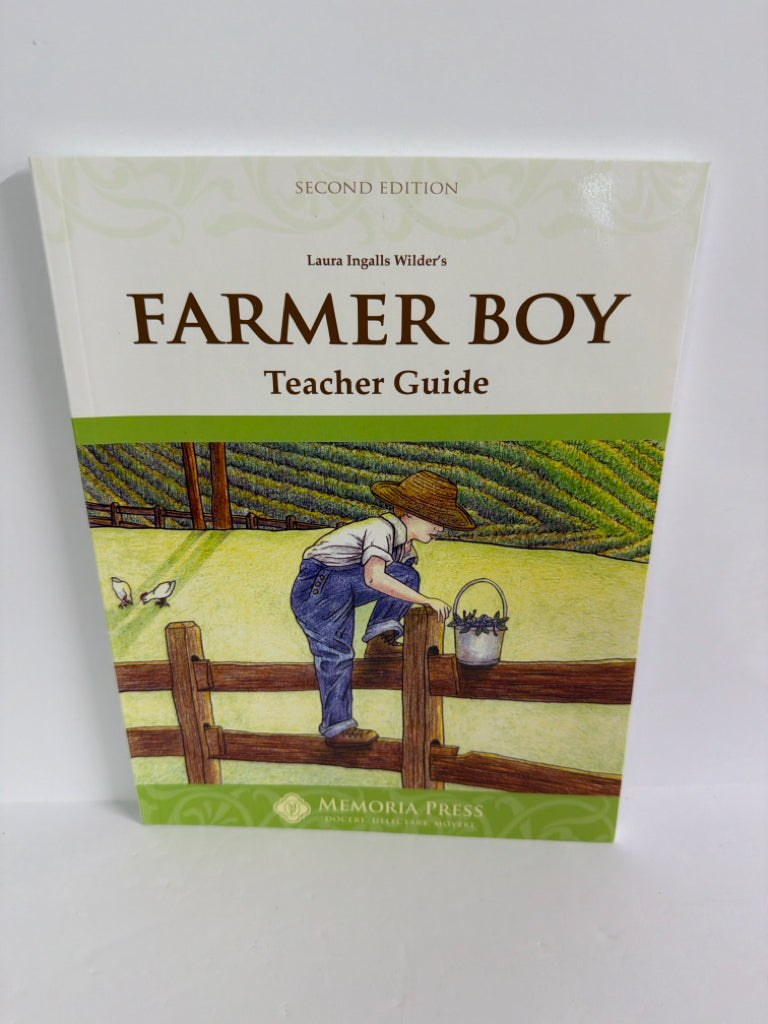 Farmer Boy Memoria Press Teacher Guide Pre-Owned 3rd Grade Memoria Press