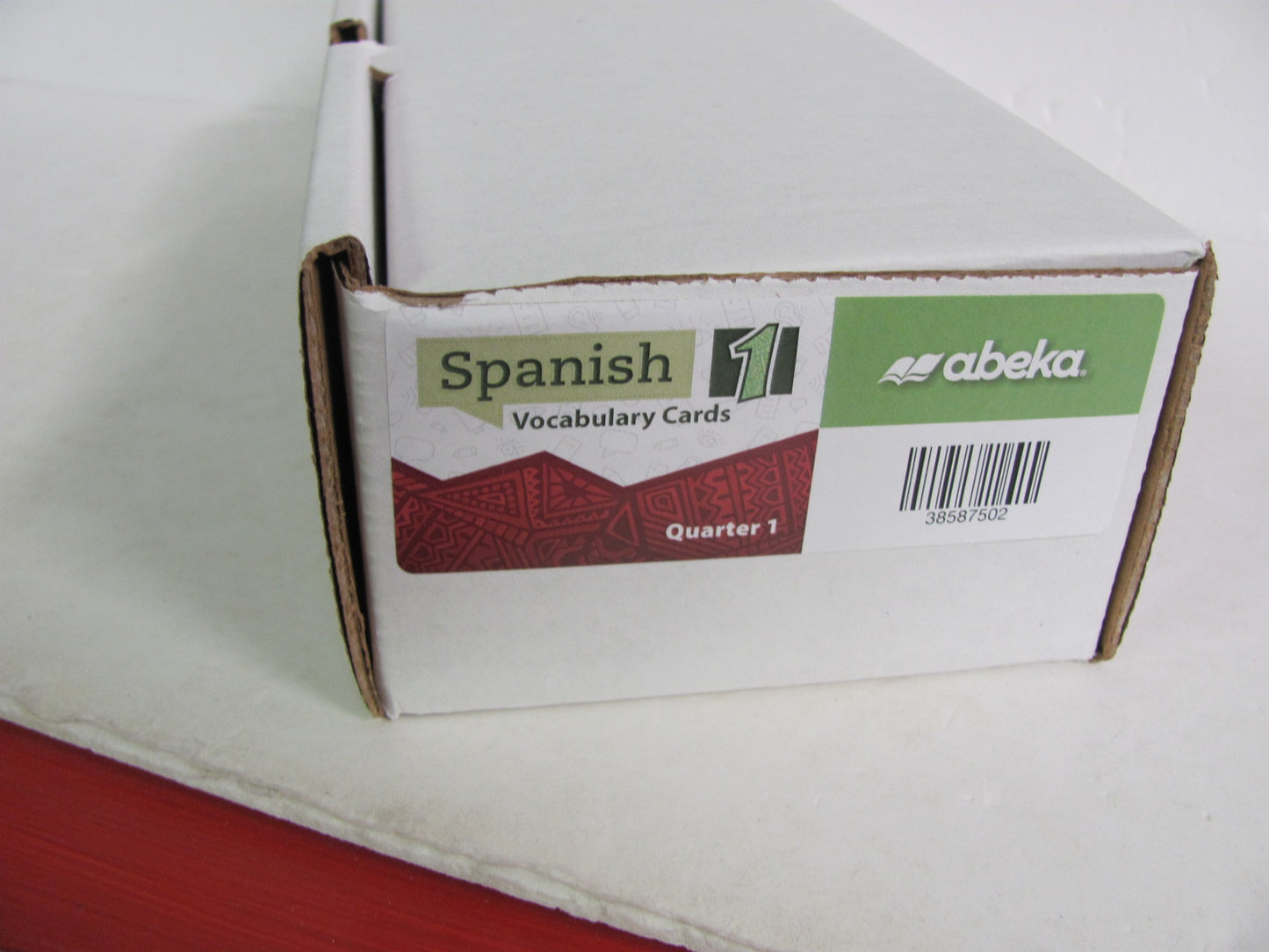 Spanish 1 Vocabulary Cards Abeka Cards Pre-Owned High School Spanish Books
