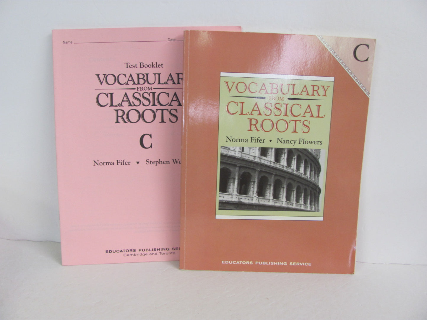 Vocabulary From Classical Root EPS Set Pre-Owned Fifer Language Textbooks