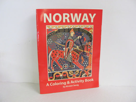 Norway Skandisk, Inc Coloring Book  Pre-Owned Elementary World History Books