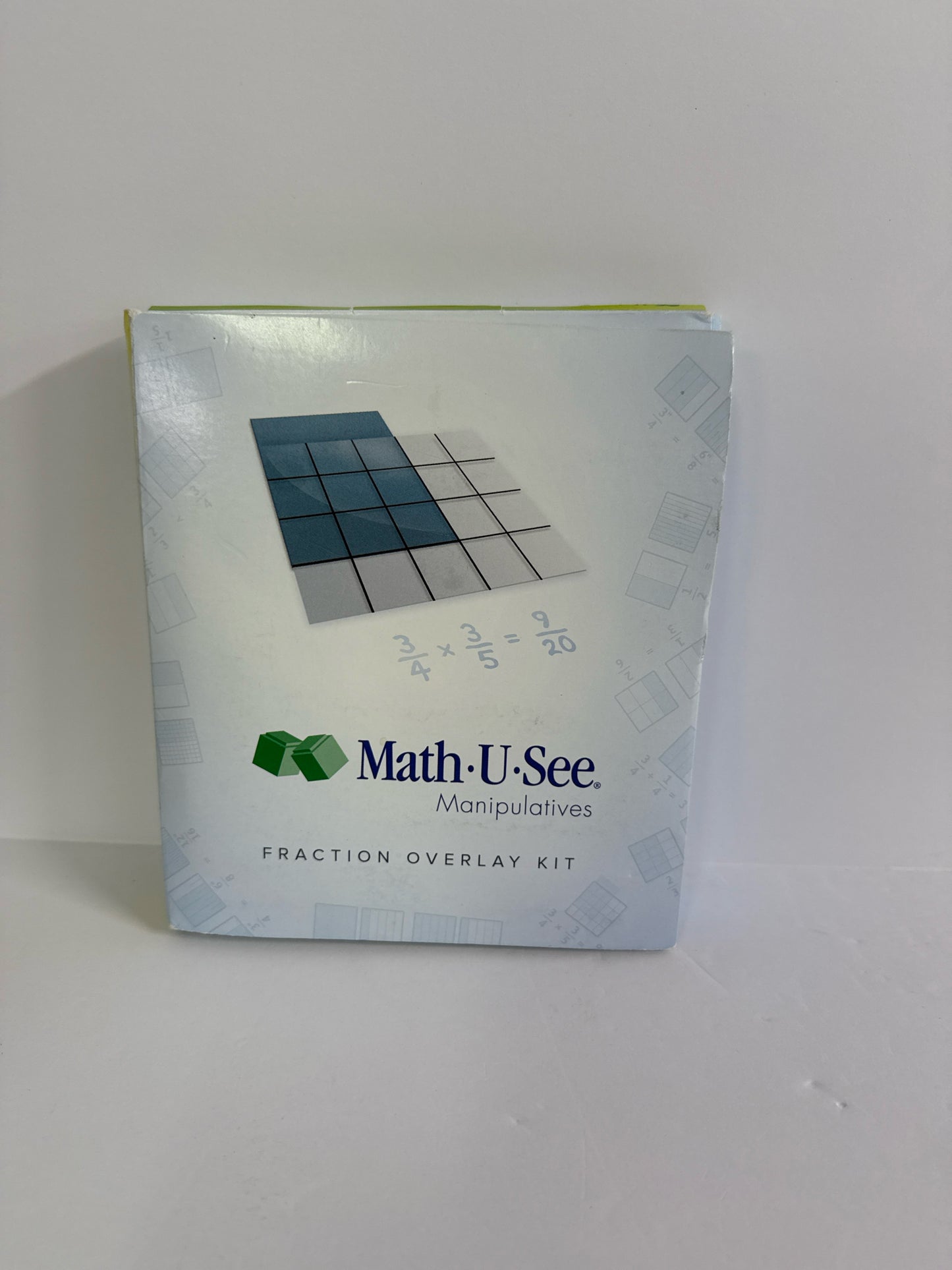 Fraction Overlay Kit Math U See Manipulative Set Pre-Owned Demme Manipulatives