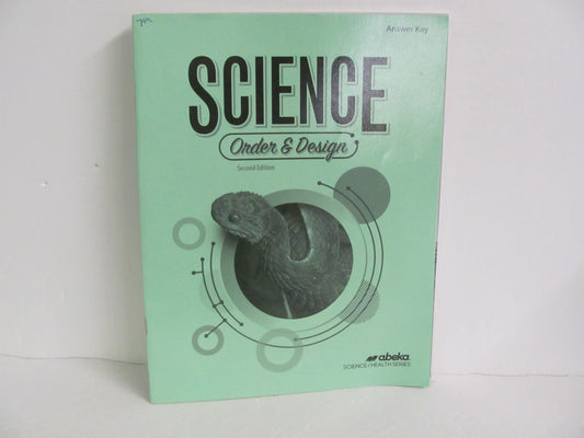 Order & Design Abeka Answer Key  Pre-Owned 7th Grade Science Textbooks