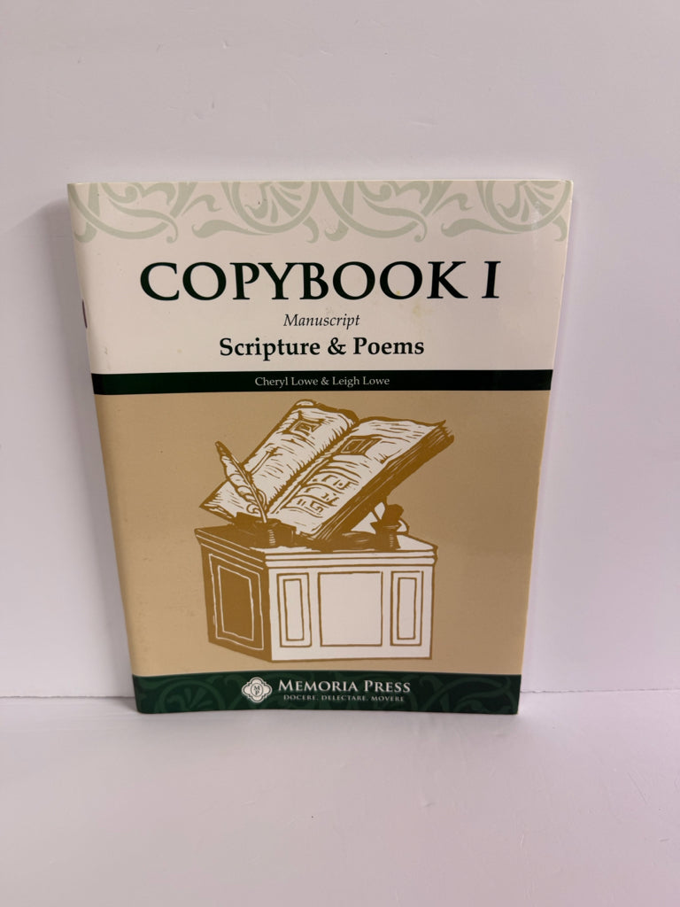 Copybook I Memoria Press Workbook Pre-Owned Kindergarten Memoria Press