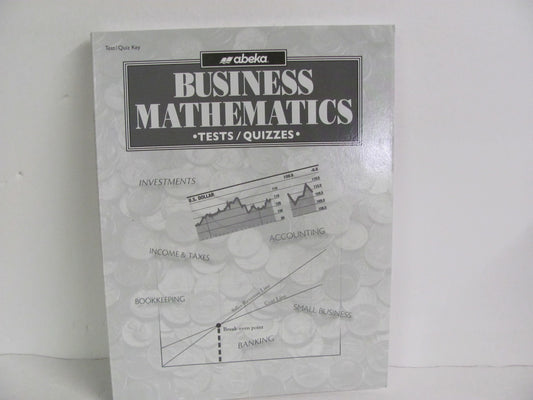 Business Mathematics Abeka Test/Quiz Key  Pre-Owned Mathematics Textbooks