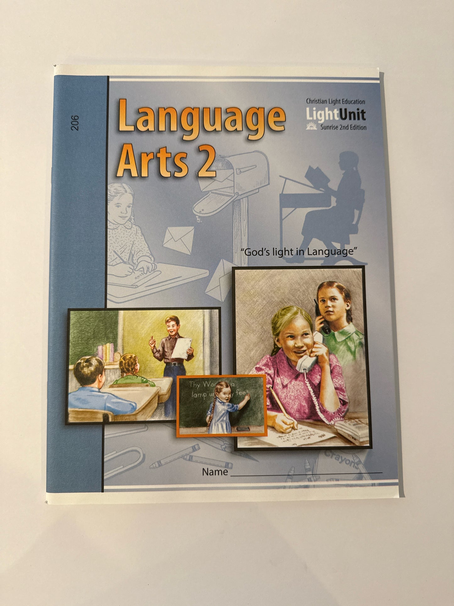 Language Arts 2 CLE Student Book Pre-Owned 2nd Grade Language Textbooks