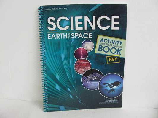 Earth and Space Abeka Activity Key Pre-Owned 8th Grade Science Textbooks
