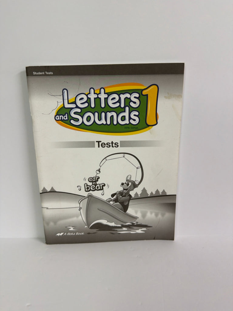 Letters and Sounds 1 Abeka Tests Pre-Owned 1st Grade Language Textbooks