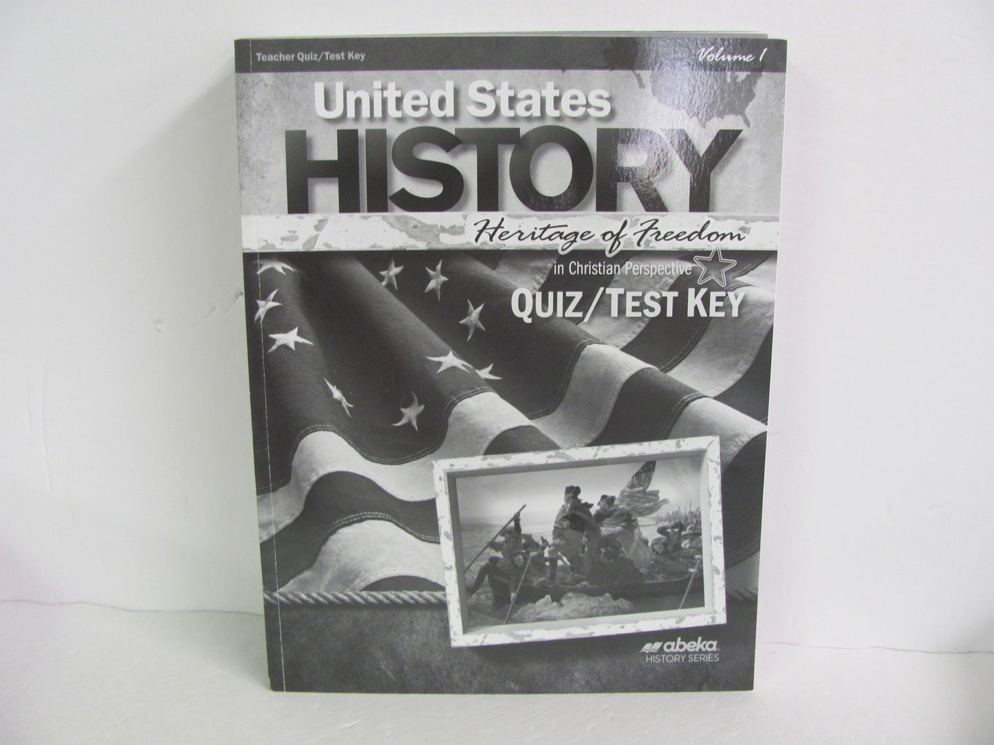 United States History Vol 1 Abeka Quiz/Test Key Pre-Owned History Textbooks