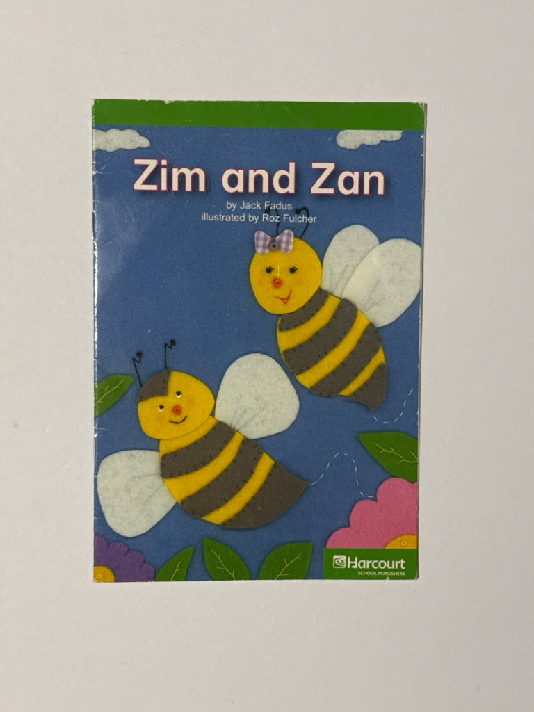 Zim and Zan Harcourt Reader Pre-Owned Jack Fadus Elementary Reading Textbooks