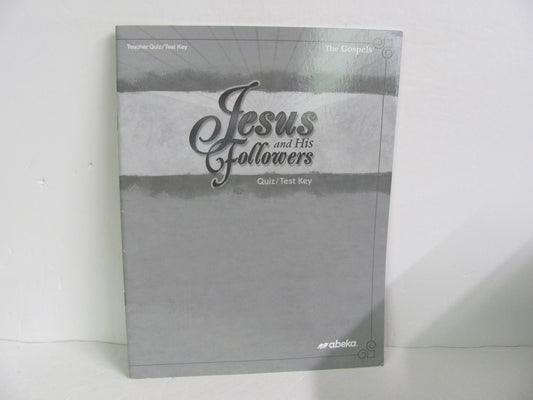 Jesus and His Followers Abeka Quiz/Test Key  Pre-Owned Bible Textbooks