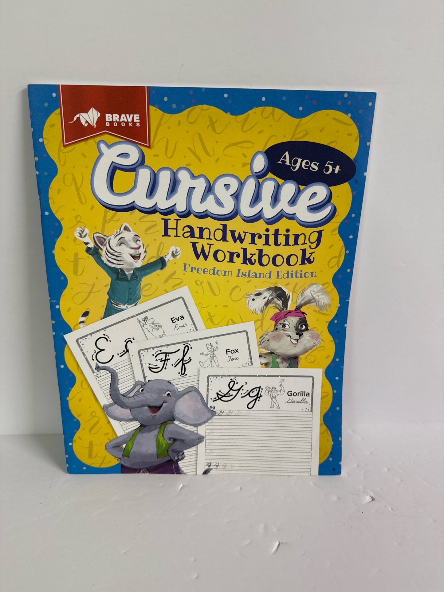 Cursive Handwriting Brave Books Workbook Pre-Owned Penmanship Textbooks