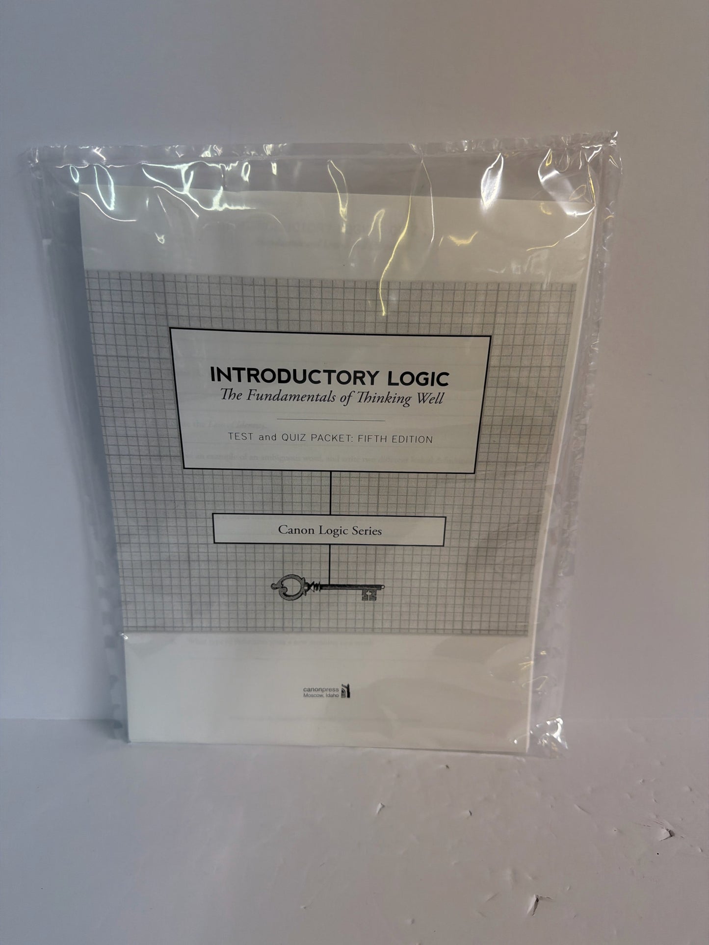 Introductory Logic Canon Press Test and Quiz Packet Pre-Owned Electives Books