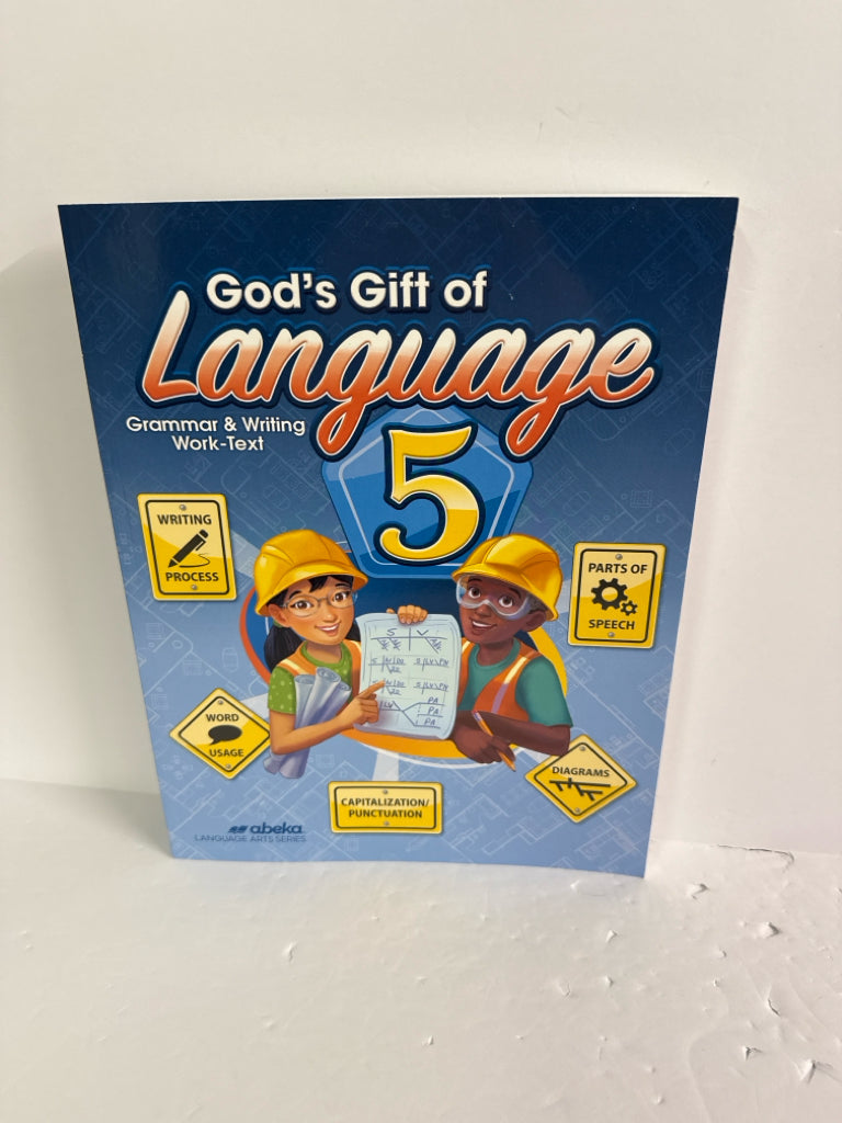 God's Gift of Language 5 Abeka Student Text Pre-Owned Language Textbooks
