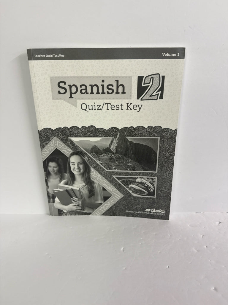 Spanish 2 Volume 1 Abeka Quiz/Test Key Pre-Owned High School Spanish