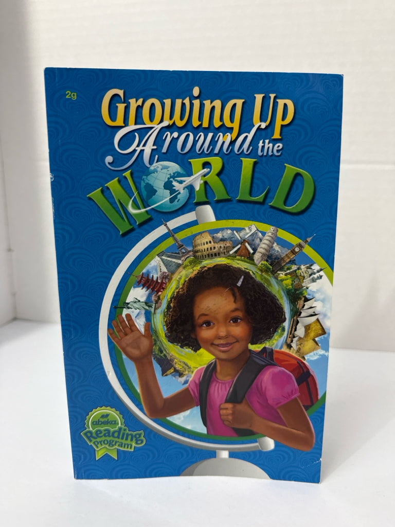 Growing up Around the World Abeka Reader Pre-Owned 2nd Grade Reading Textbooks