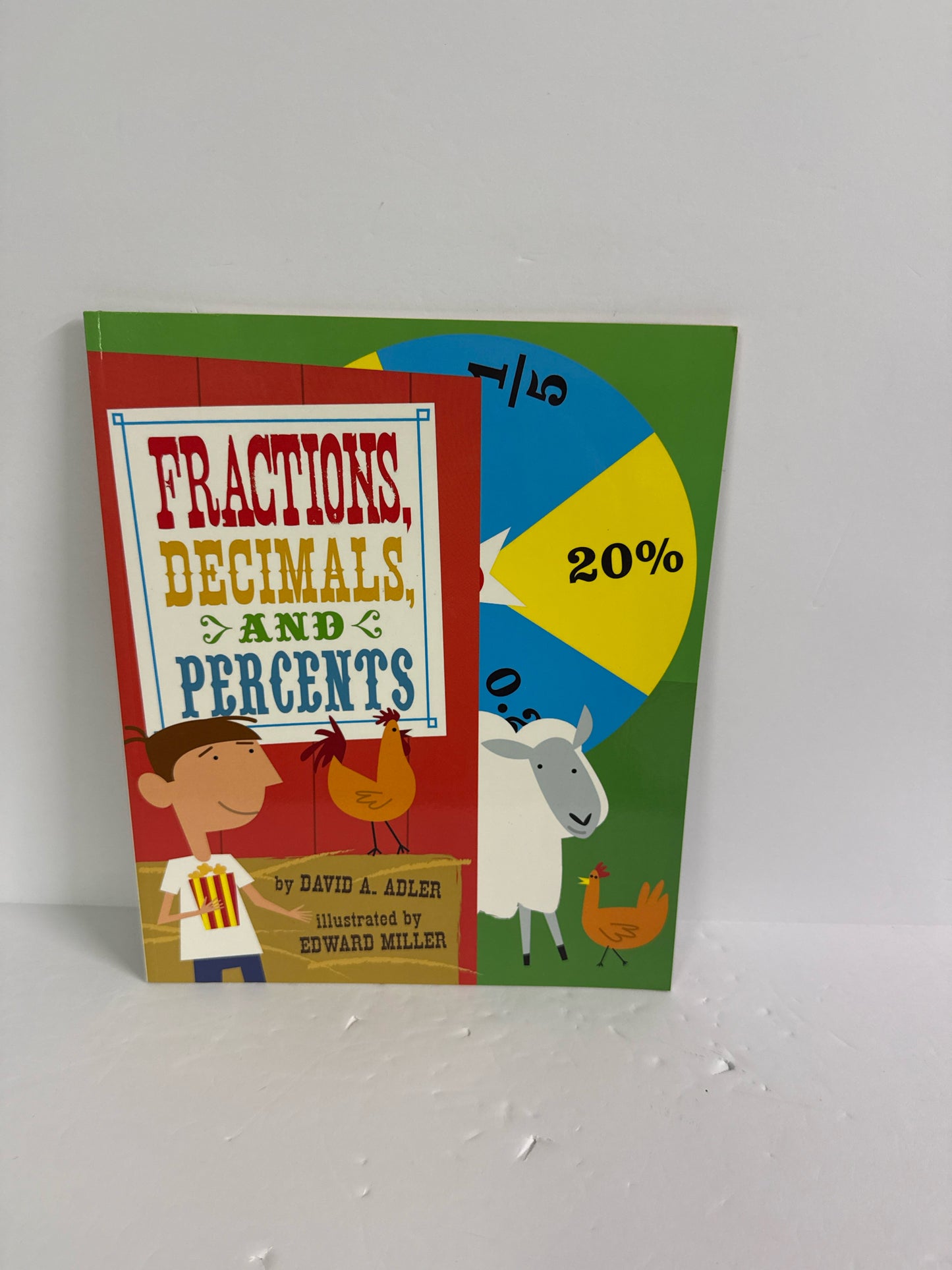 Fractions, Decimals Holiday House Pre-Owned David A. Adler Math Help Books