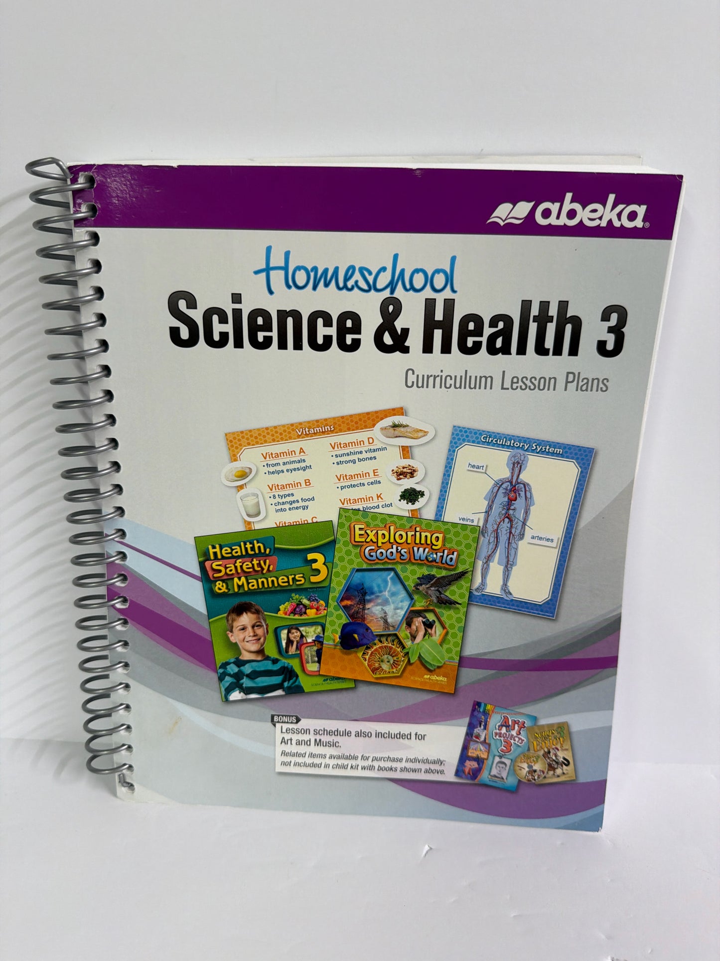 Science & Health 3 Abeka Curriculum/Lesson Plan Pre-Owned Science Textbooks
