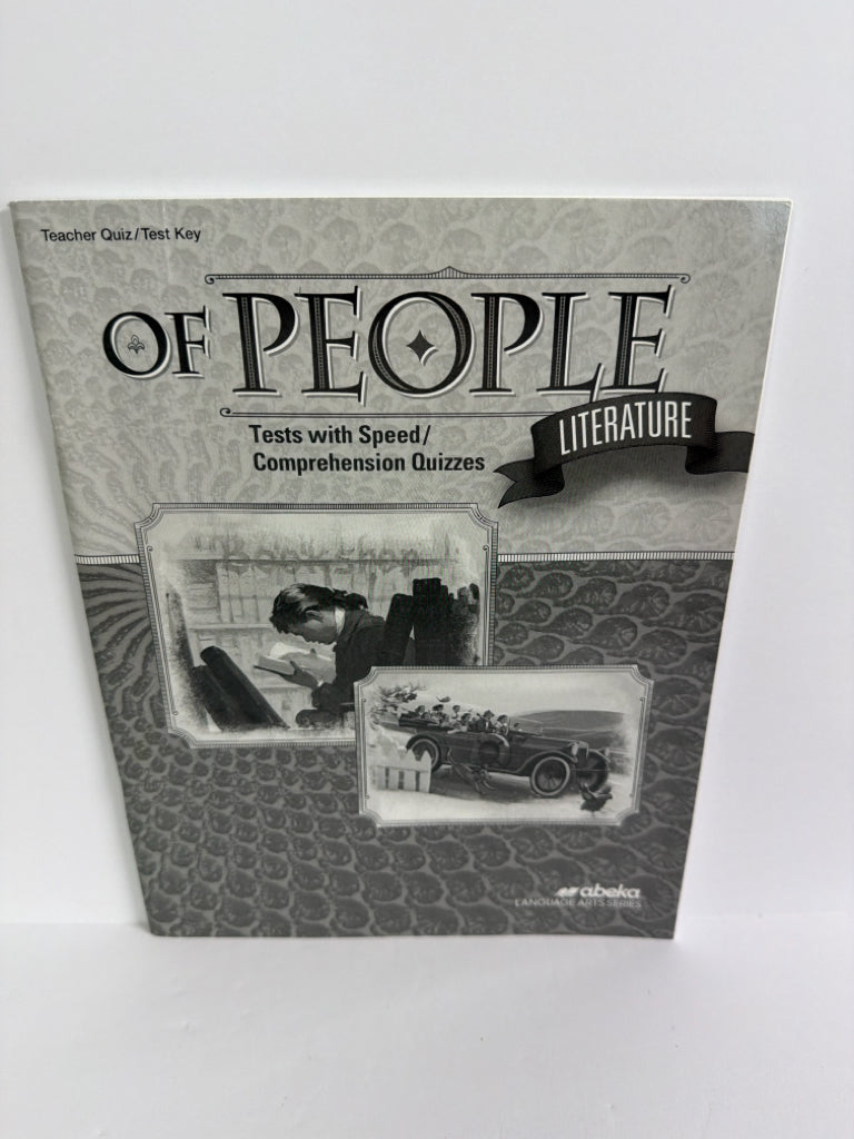 Of People Literature Abeka Quiz/Test Key Pre-Owned 7th Grade Language Textbooks