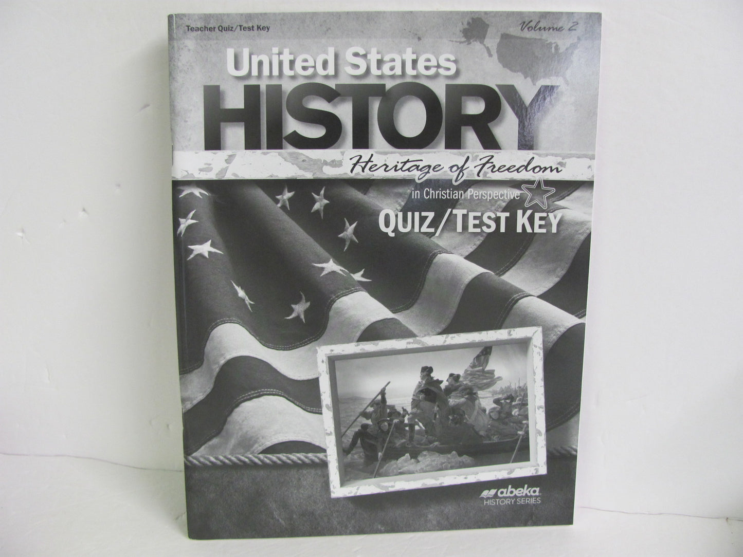 United States History Vol 2 Abeka Quiz/Test Key  Pre-Owned History Textbooks