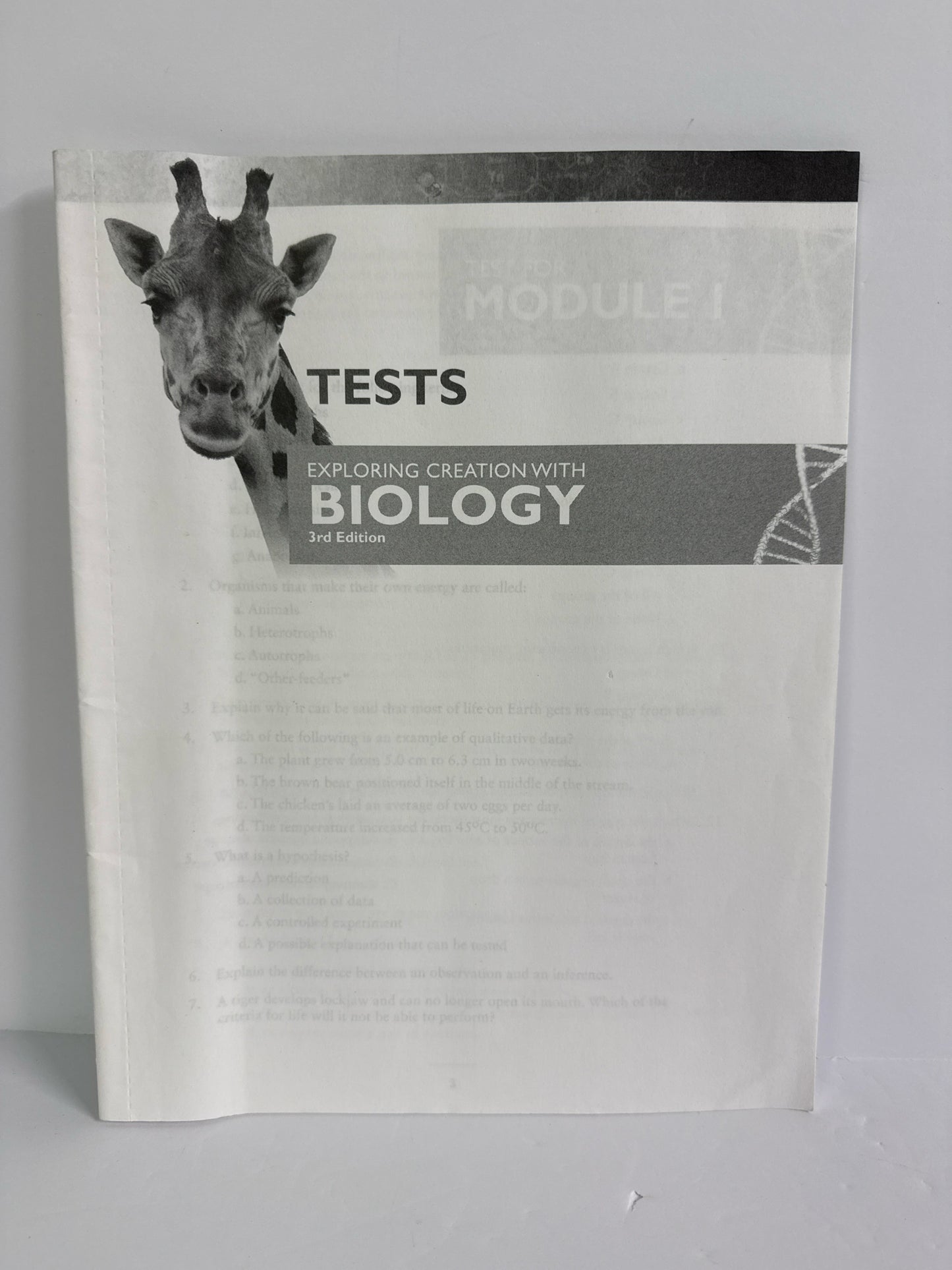 Exploring Creation With Biology Apologia Tests Pre-Owned Science Textbooks