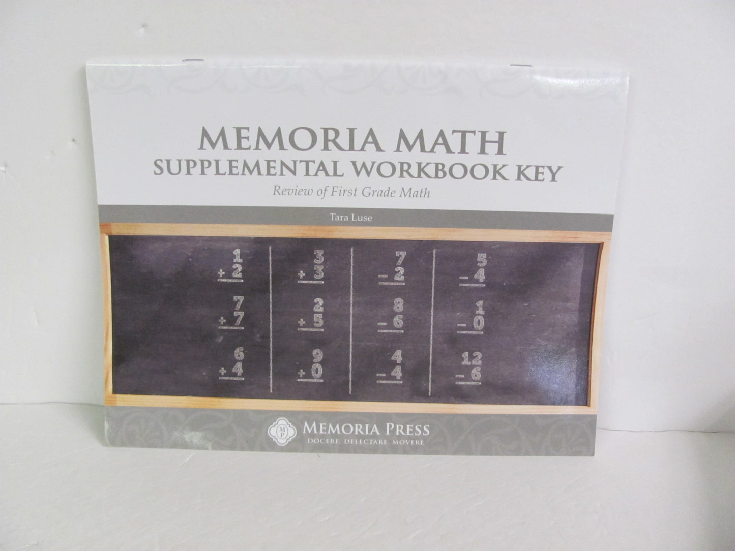 Memoria Math Supplemental Wkbk Key Memoria Press Luse 1st Grade Math Help Books