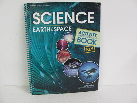 Earth and Space Abeka Activity Key Pre-Owned 8th Grade Science Textbooks