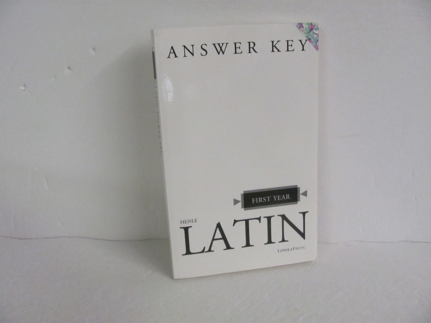 Henle First Year Latin Loyola Press Answer Key Pre-Owned Latin Books